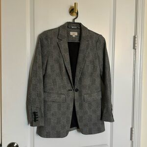 Loft grey and black blazer